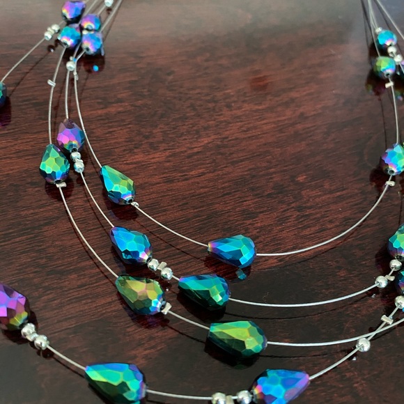 Charming Charlie Layered Necklace and Earring Set - Picture 4 of 4